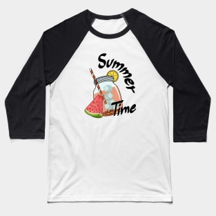 Summer Time - Watermelon Juice Baseball T-Shirt